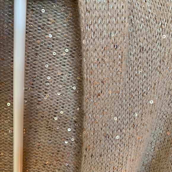J jill mohair blend open sequined cardigan. Never worn - Picture 3 of 5